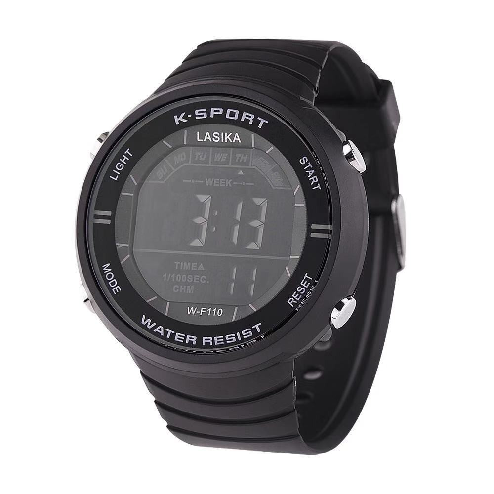 Men's digital large display electronic watch