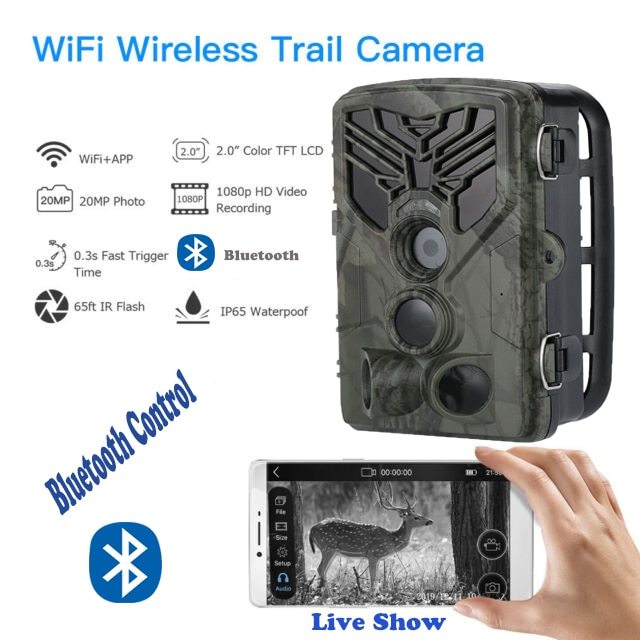 Field tracking camera Live Wifi APP Bluetooth control hunting camera Wifi830 20MP 1080P