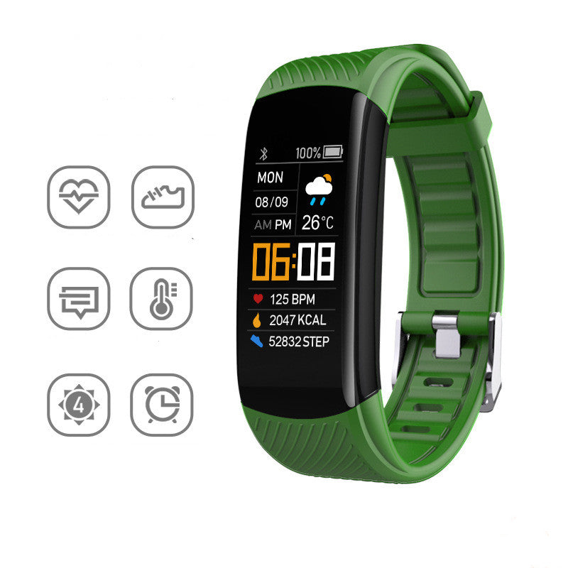 Adult sports silicone pedometer bracelet