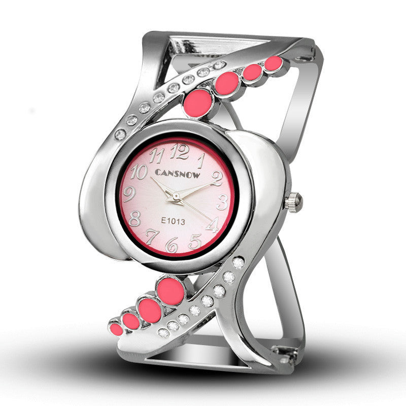 Ladies diamond bracelet watch