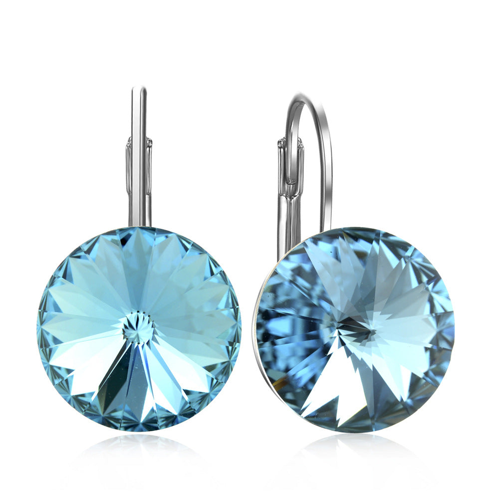 High-grade Multicolor Crystal Earrings For Women