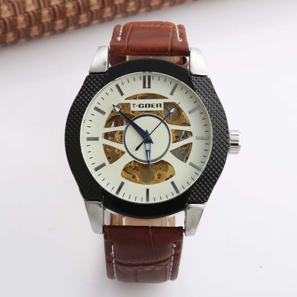 Automatic Mechanical Watch Belt Leisure Sports Luminous Waterproof Watch