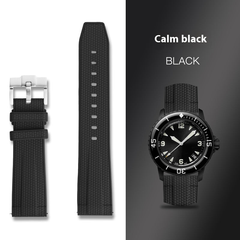 Rubber Silicone Sports Watch Strap