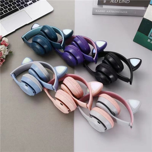 P47m Cat Ear Headset Bluetooth Headset