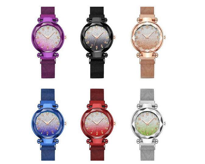 Women's Shiny Literal Iron Band Watch