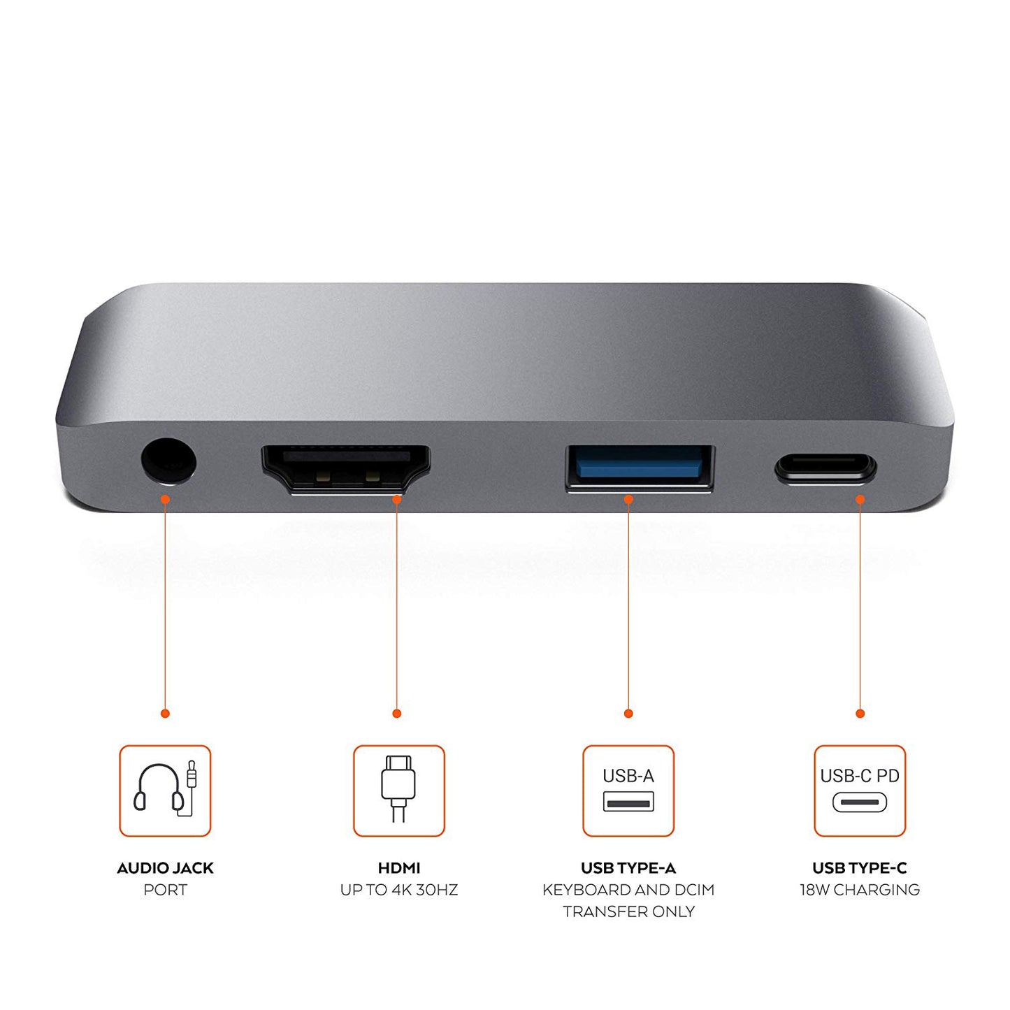 Compatible with Apple, Suitable For Ipad Pro Hub USBC To HDMI 3.5 Usb Pd Hub Typec Docking Station