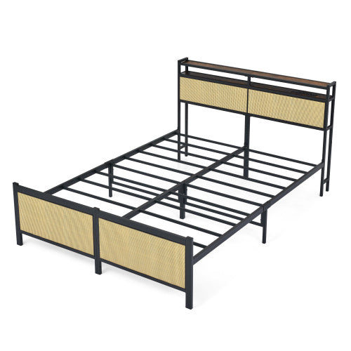 Iron Bed Frame, Metal Bed Frame, Wrought Iron Bed Frame, Iron Platform Bed Frame