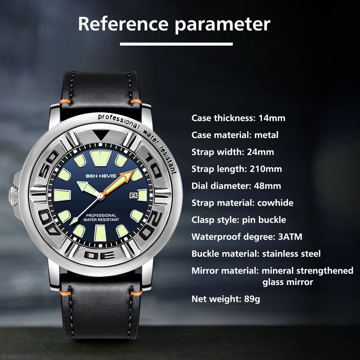 Business Men's Quartz Watches Waterproof