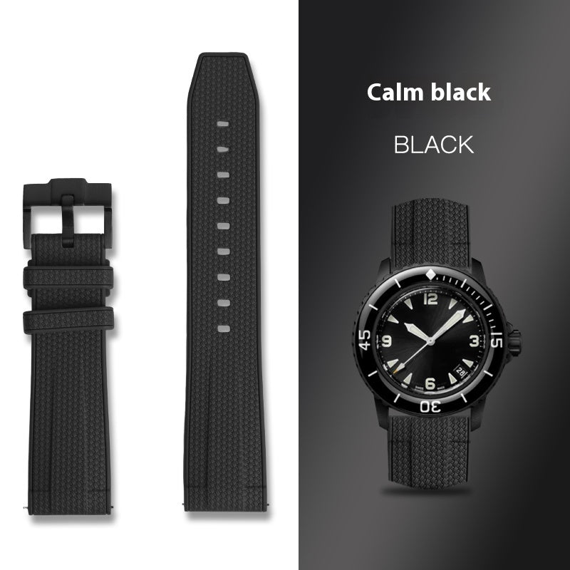 Rubber Silicone Sports Watch Strap