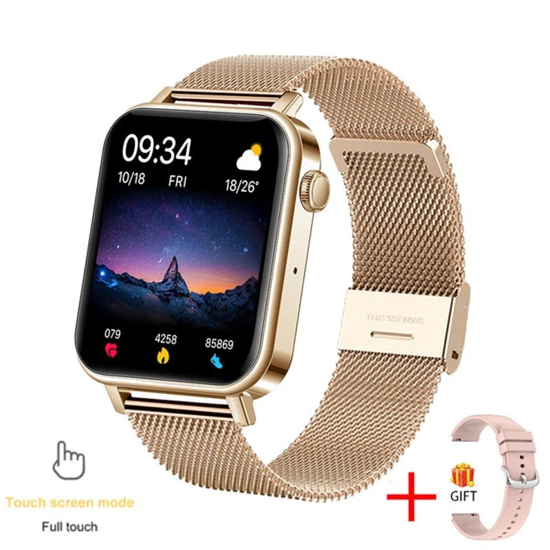 Bluetooth Call Music Heart Rate Blood Pressure Oxygen Monitoring Watch