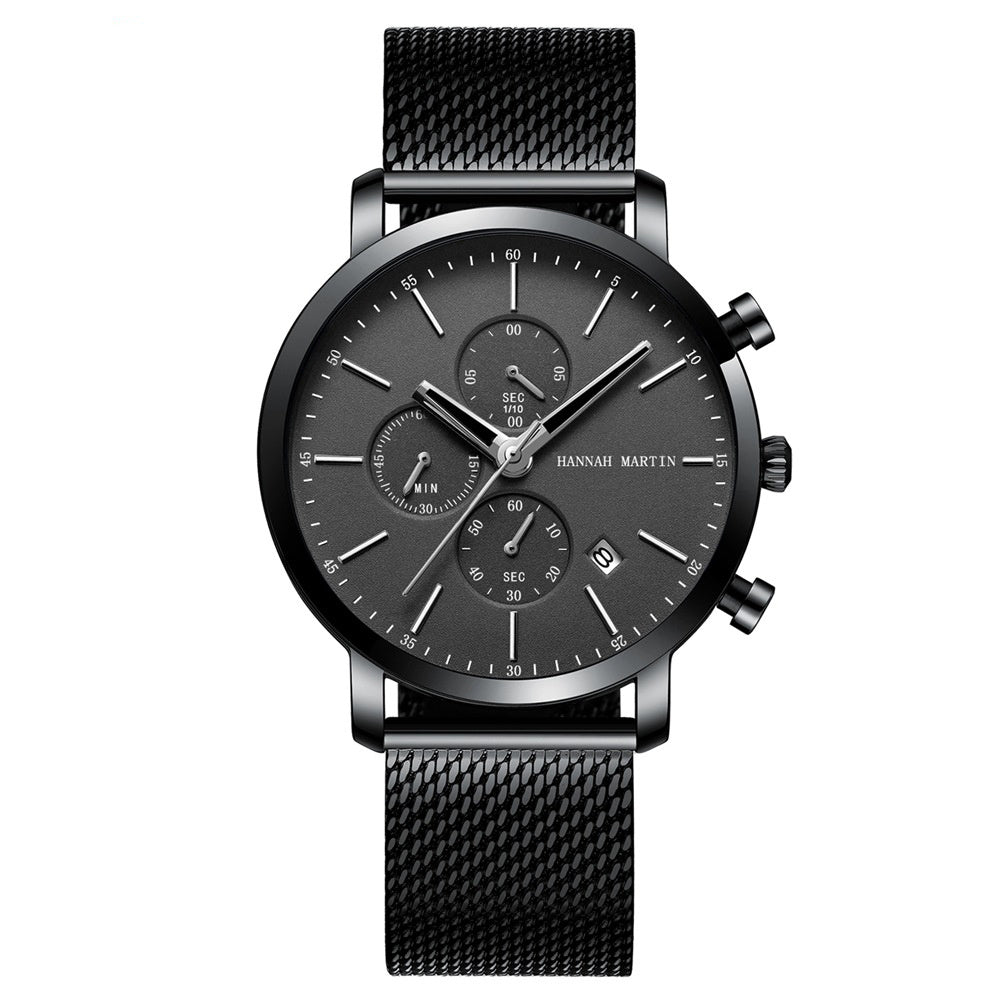 Business Casual Waterproof Calendar Men's Watch