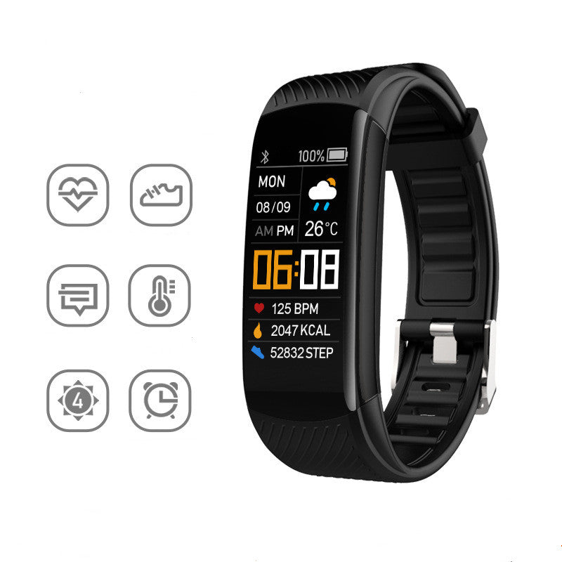 Adult sports silicone pedometer bracelet