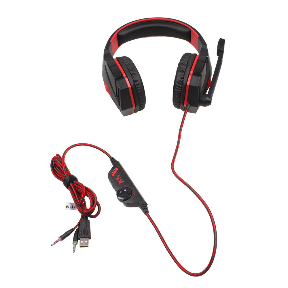 Headset esports computer game headset anti-noise stereo headset