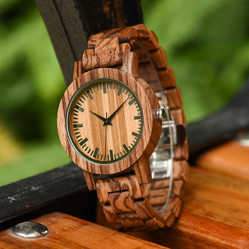 Precious wood watch