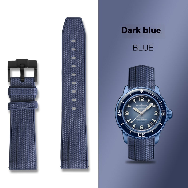 Rubber Silicone Sports Watch Strap