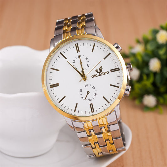 Simple scale casual quartz watch