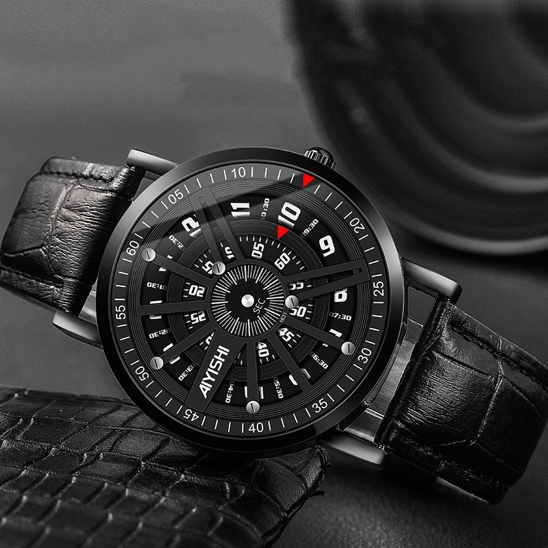 Trendy Waterproof Electronic Men's Watch