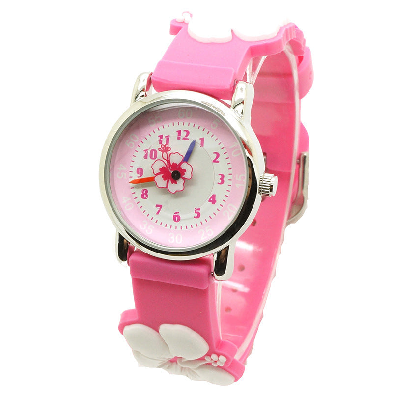 Children cartoon silicone watch