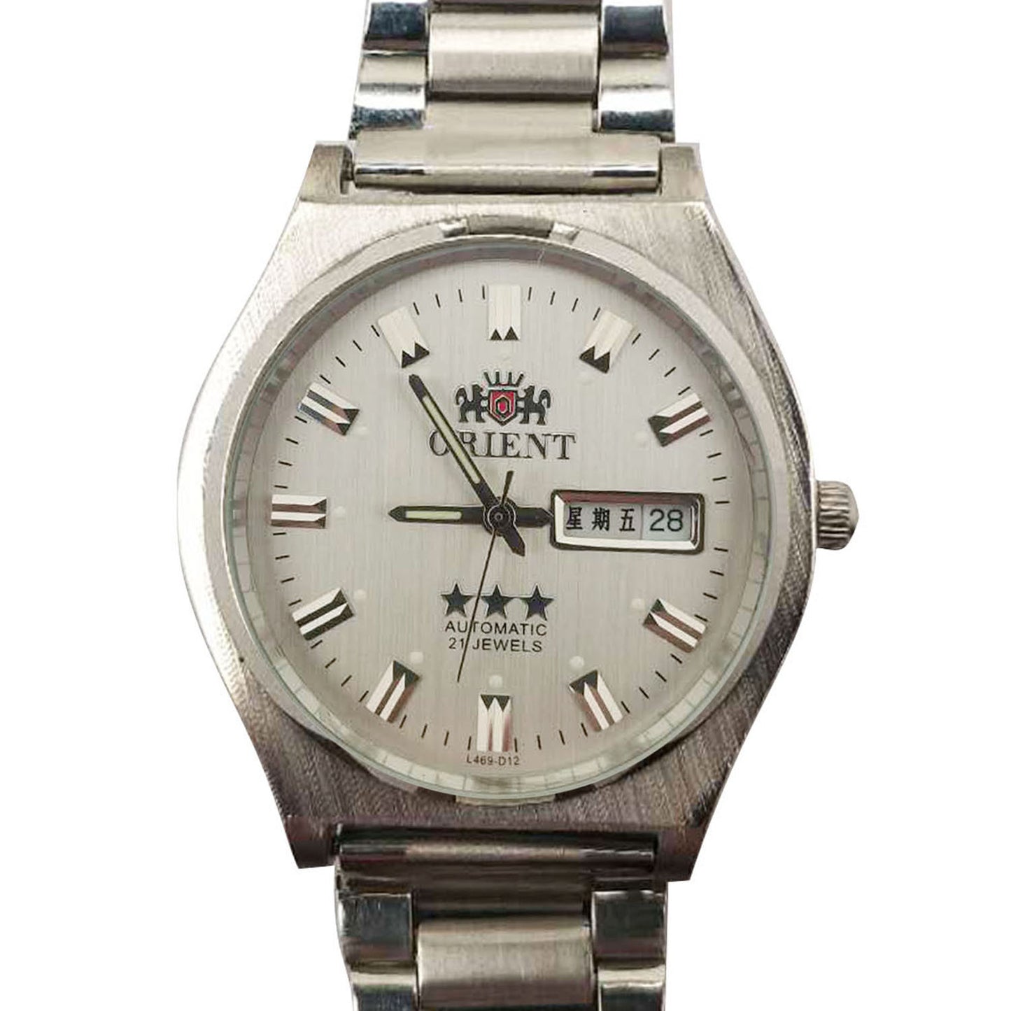 Inger 3 star stainless steel double calendar electronic watch