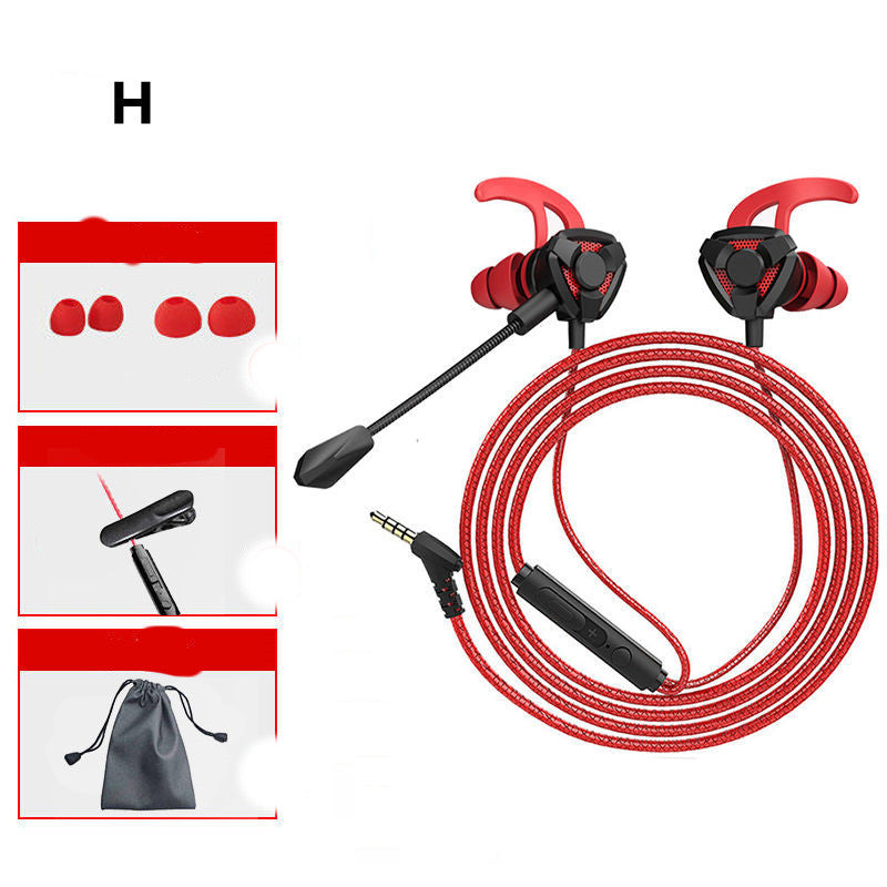 In-ear Subwoofer Gaming Headset With Microphone