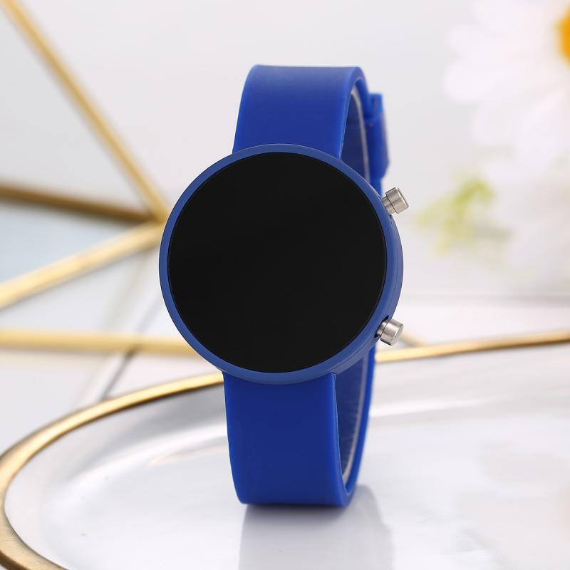 Round LED Cute Fashion Casual Metal Electronic Watch