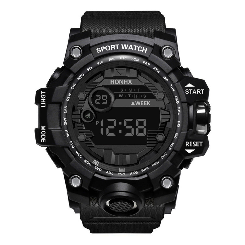 Men's Student Multi-function Electronic Watch