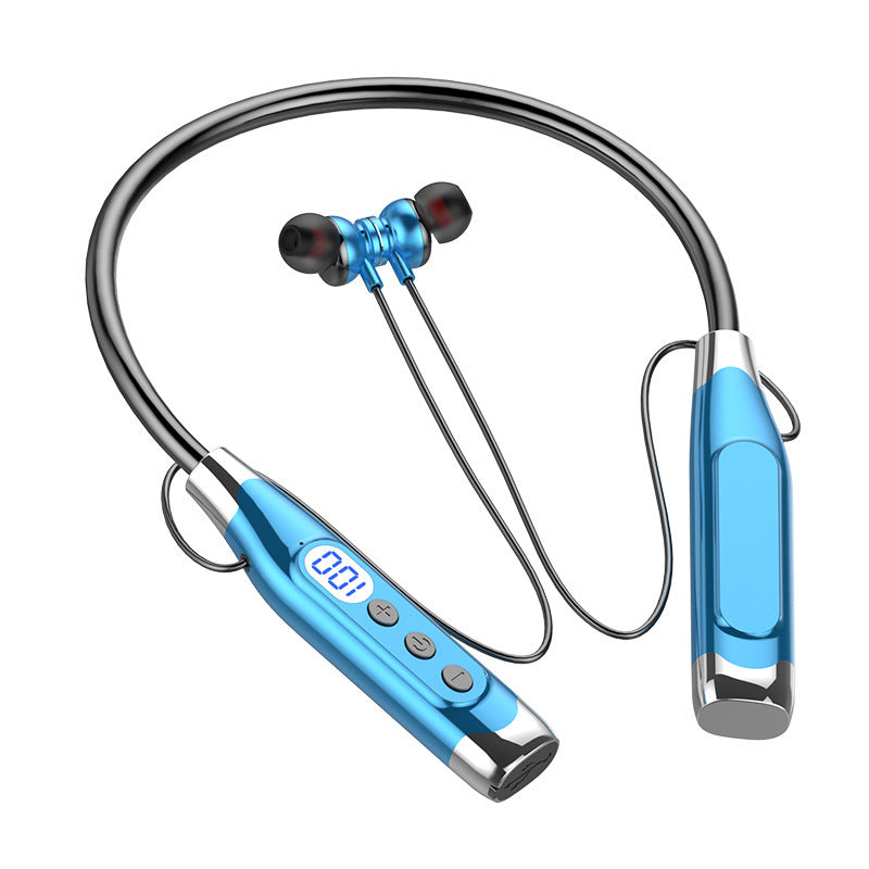 Bluetooth Headset Large Battery Power Display Plug-in Type