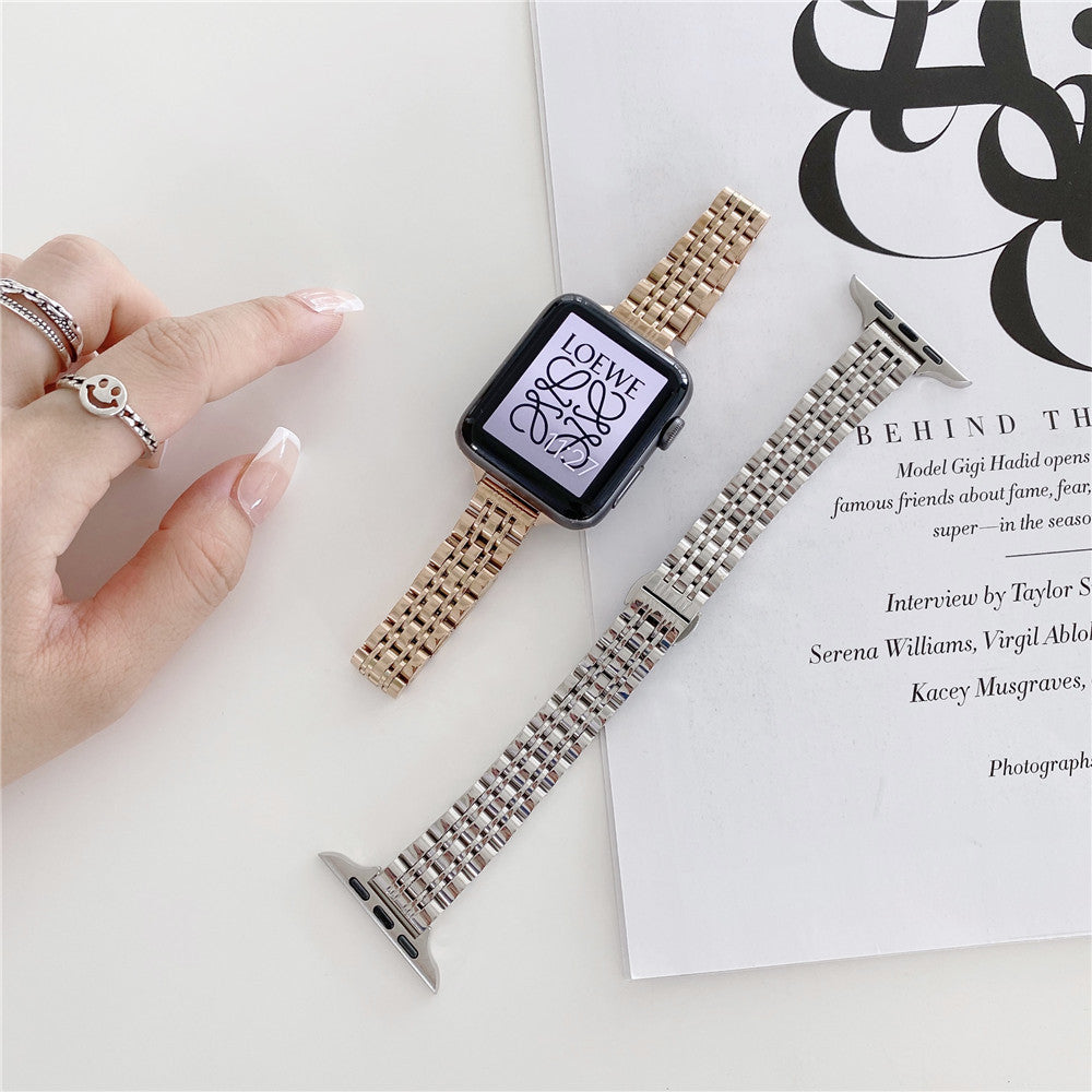 Women's Fashion Simple Stainless Steel Watch Band