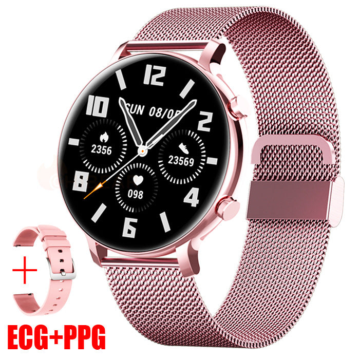 Bluetooth Call Smartwatch Business Stainless Steel Strap