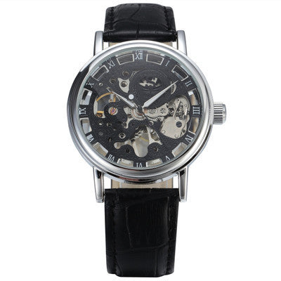 Leather casual men's Watch