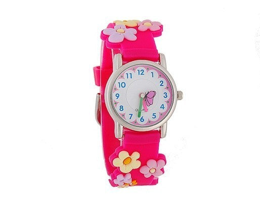 Children cartoon silicone watch