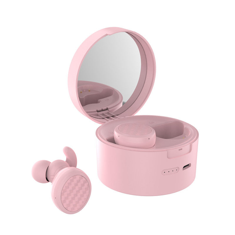 Makeup mirror headset