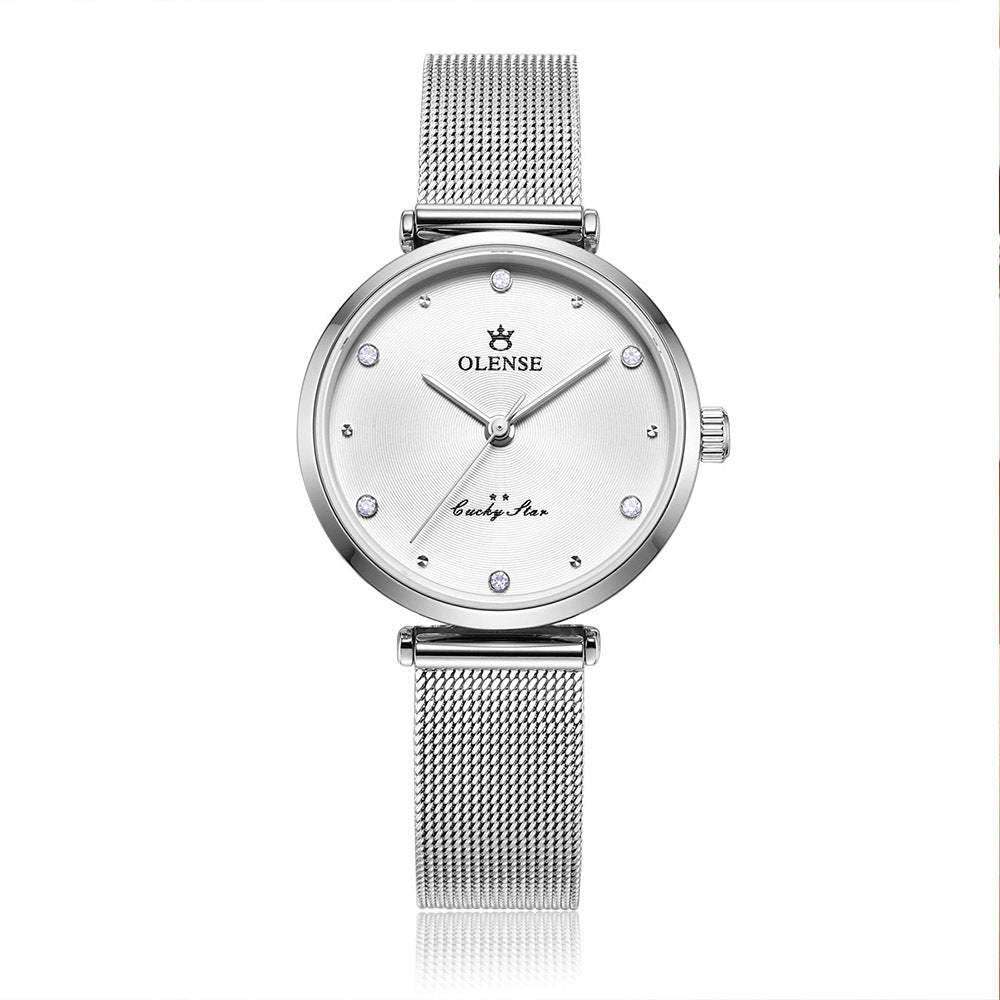 Ladies Watch Stainless Steel Fashion Mesh Strap