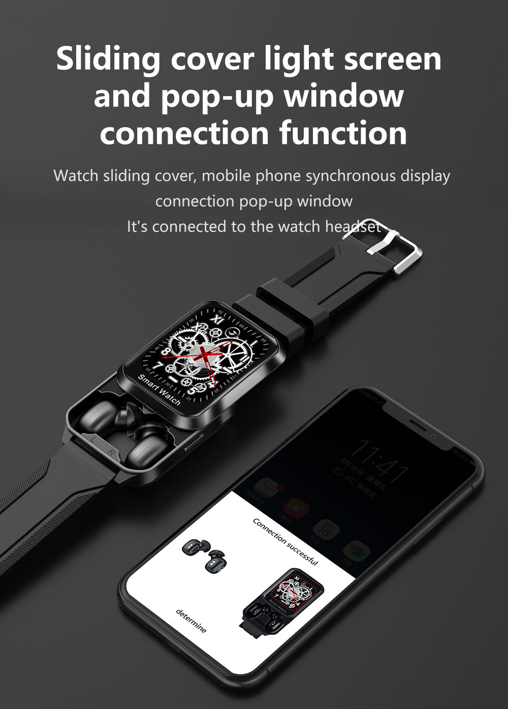 Split Screen Password Lock Screen Bluetooth Call Smart Bracelet