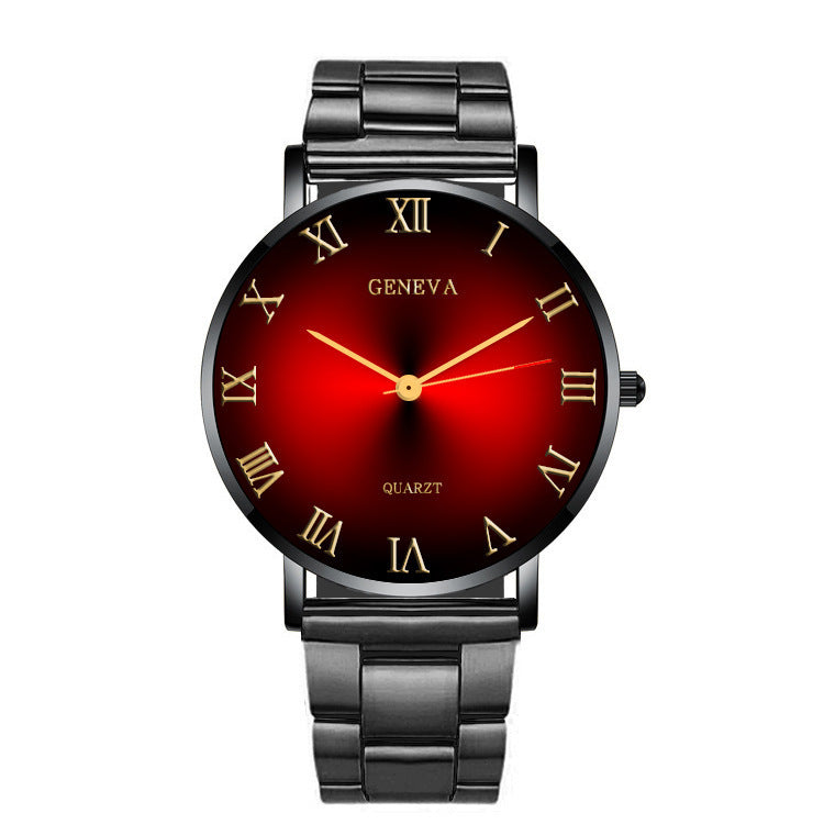 Roman numeral men's watch