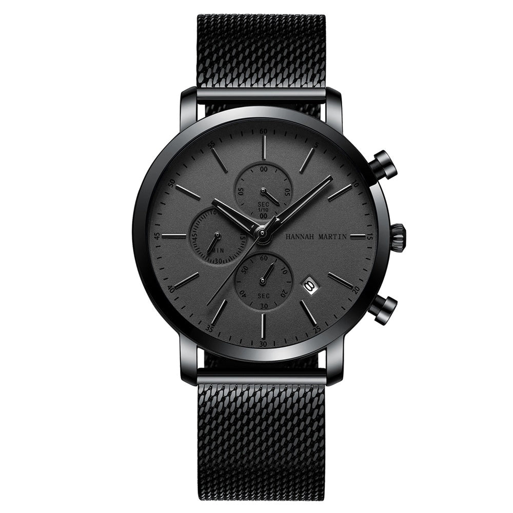 Business Casual Waterproof Calendar Men's Watch