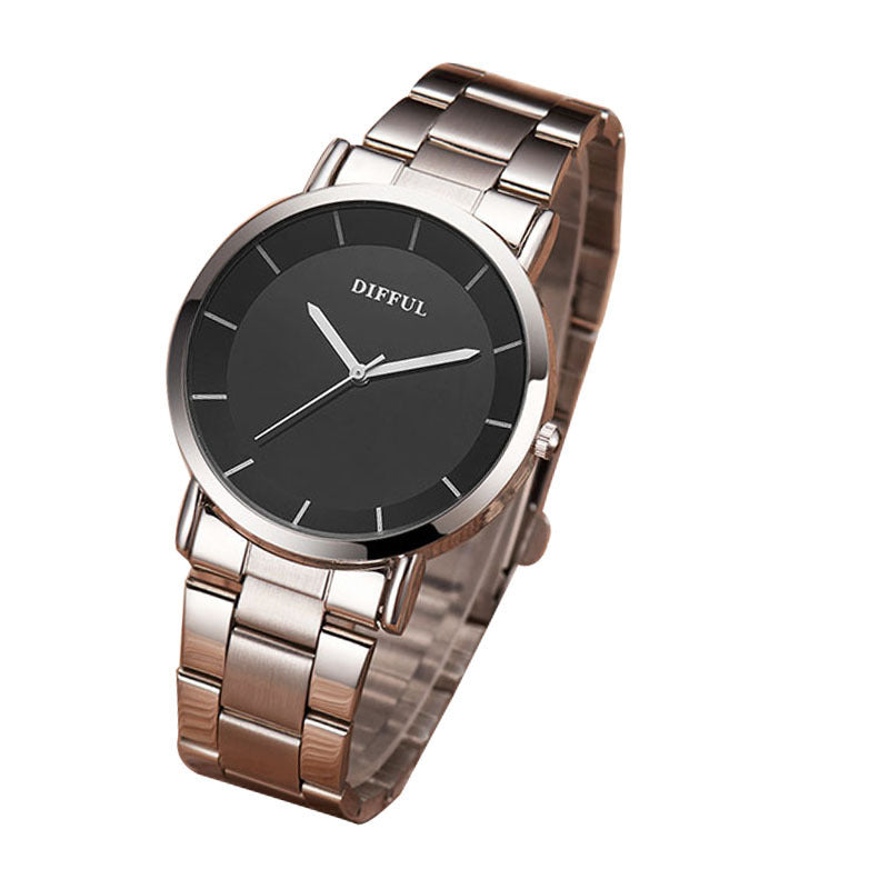 Alloy Tungsten Steel Band Quartz Watch