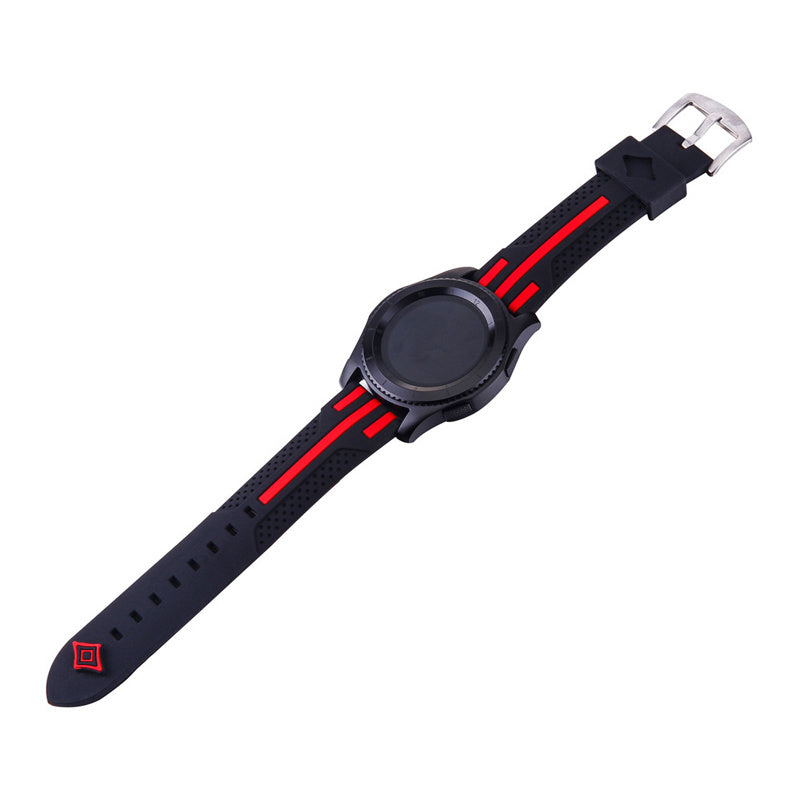 Smart Dual Color Silicone Stripe Strap