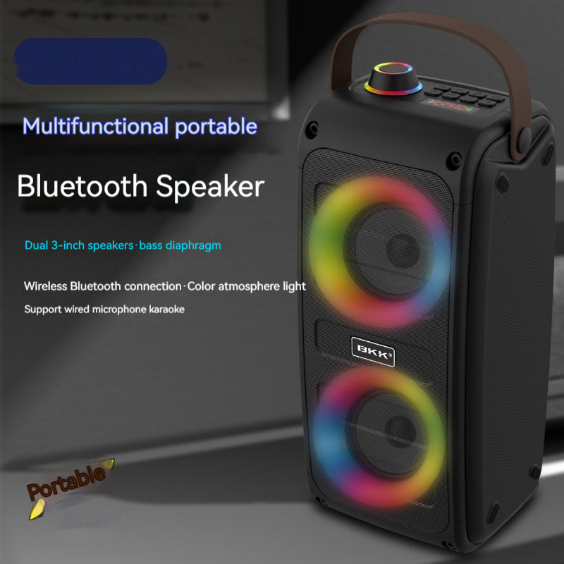 Portable Bluetooth Speaker Color Light Speaker