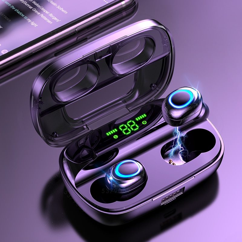 Double in-ear with digital display sports waterproof s11