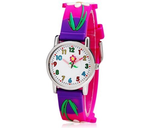 Children cartoon silicone watch