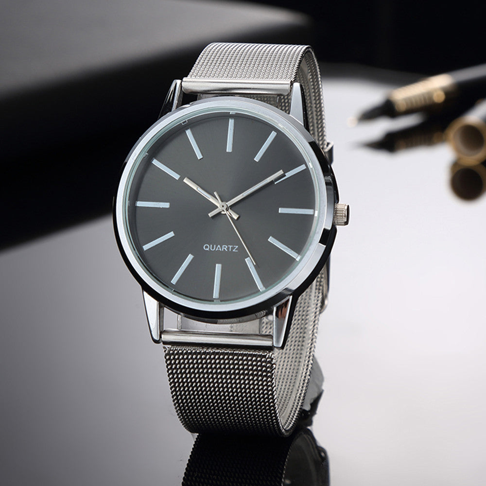 Simple Ultra-thin Stainless Steel Quartz Watch