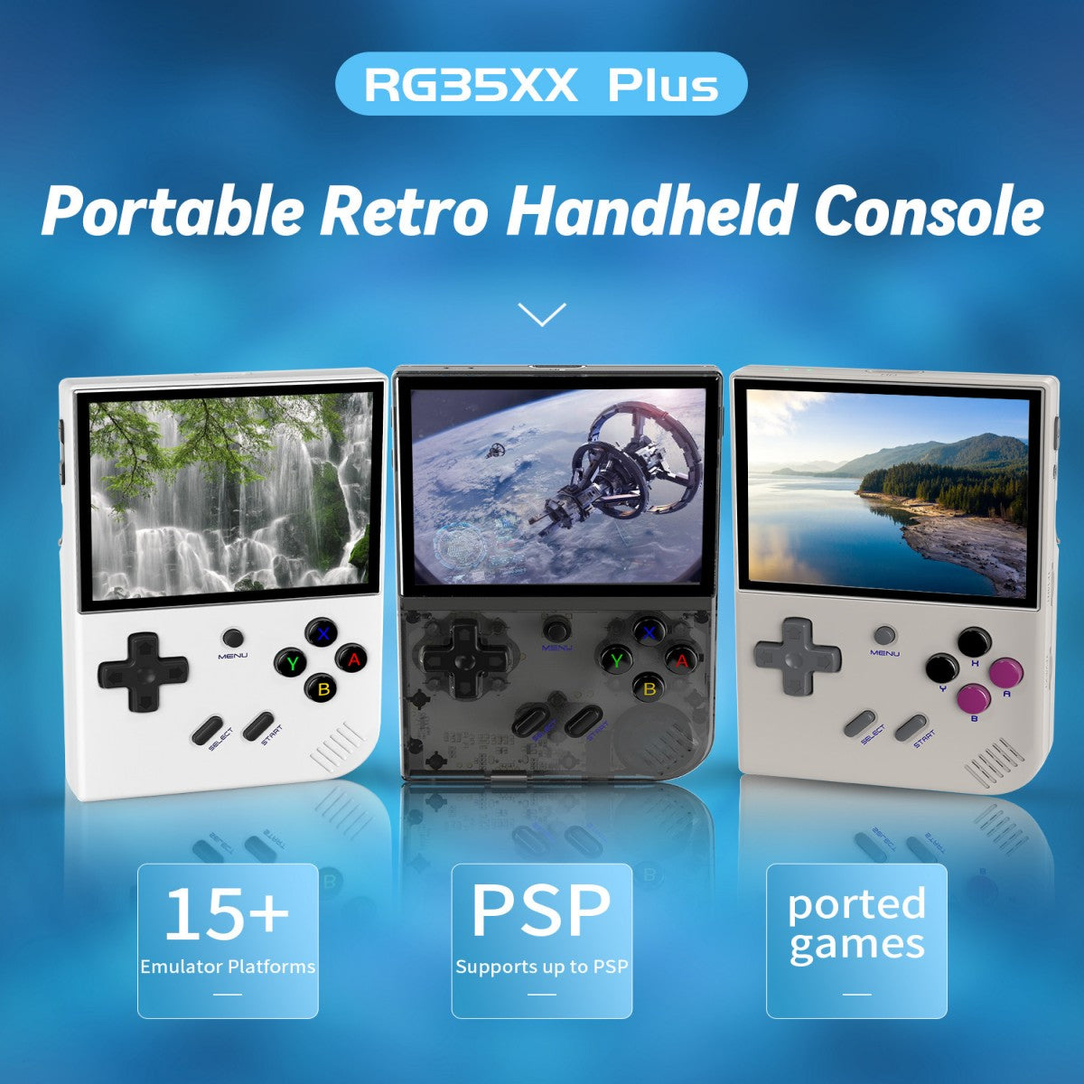 RG35XX PLUS Handheld Game Machine Vertical Retro Handheld Game Machine