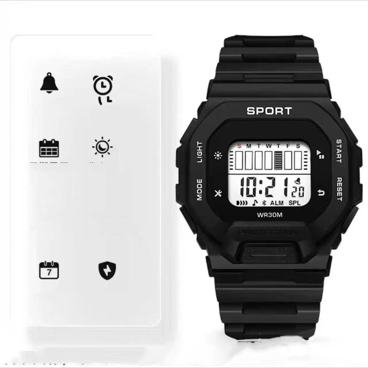 Electronic Watch For Waterproof Sports Of Middle School Students