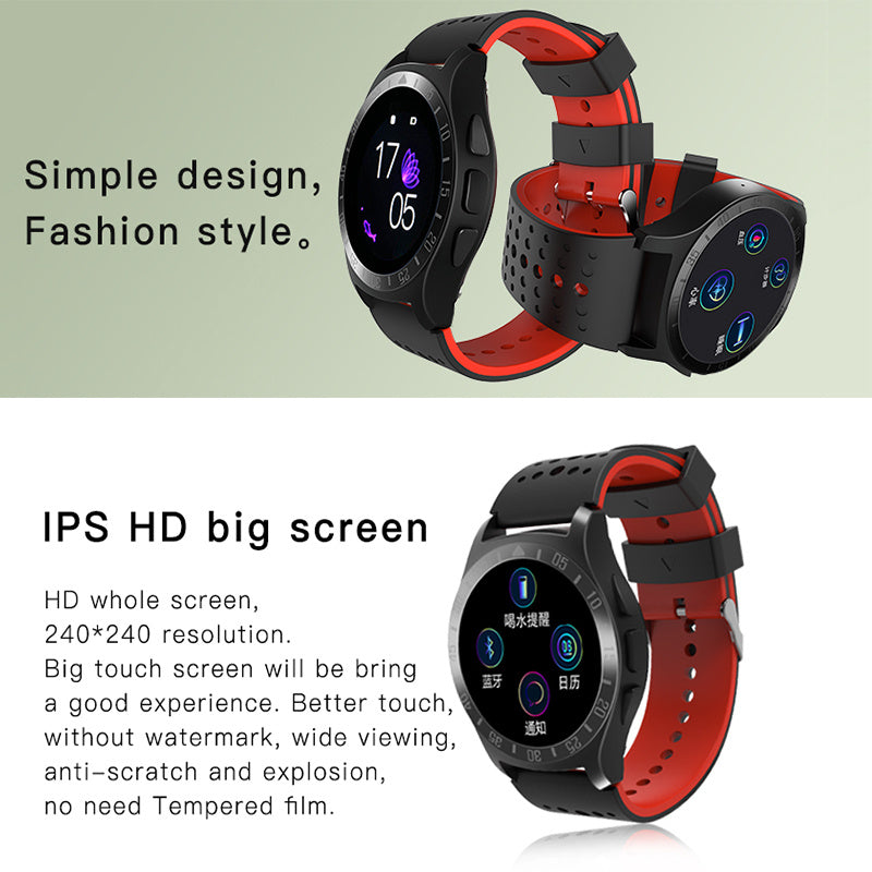 Bluetooth Heart Rate Heartbeat Step Watch