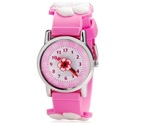 Children cartoon silicone watch