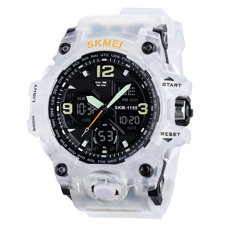 Sports Fashion Dual Display Watch Large Dial