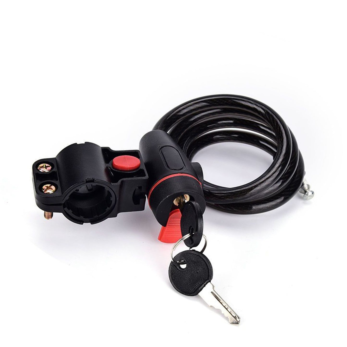 Bicycle Anti Theft Lock Mountain Bike Lock Cable with Key for Outdoor Riding Equipment