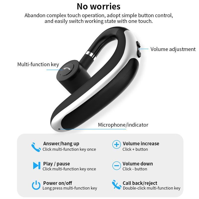 Ear Bluetooth Headset Wireless Hanging Ear Type Call In-ear