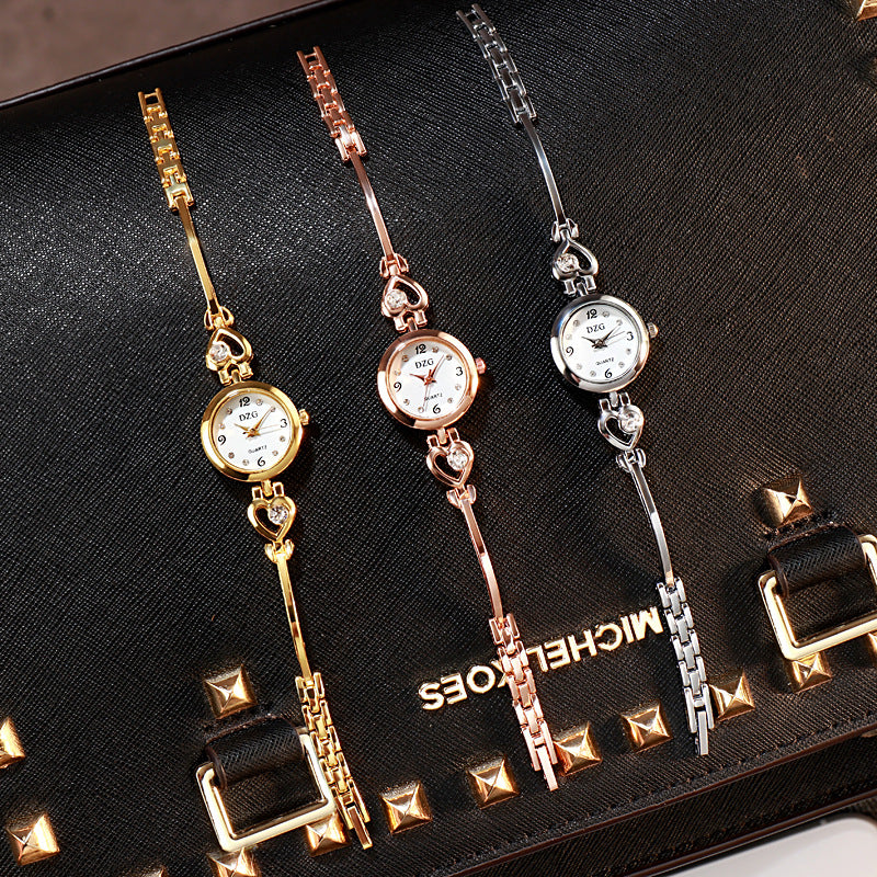 Simple Rhinestone Jewelry For Women Casual Watch